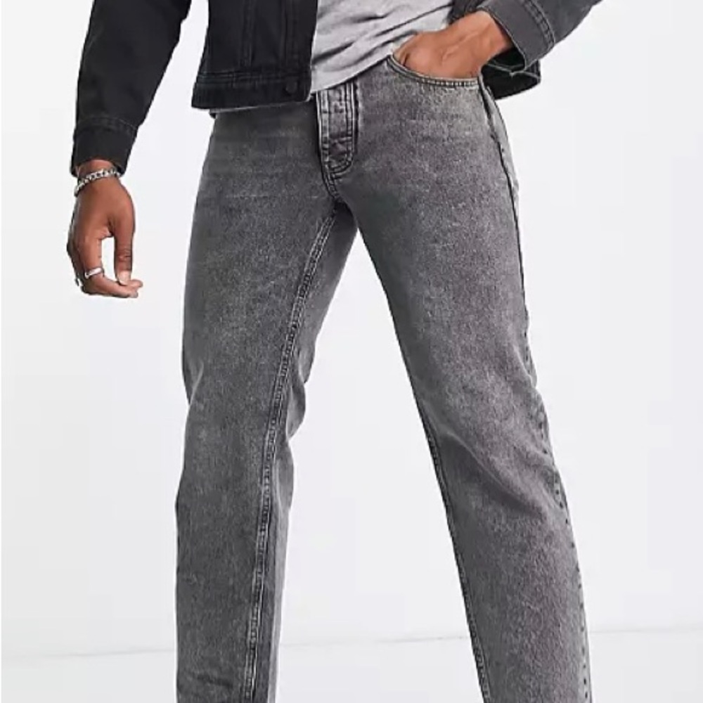 New in bag ASOS mens black jeans regular fit W28 L30
